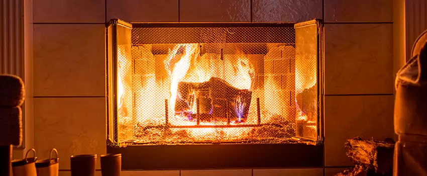 Mendota Hearth Landscape Fireplace Installation in Lincoln Estates, Florida
