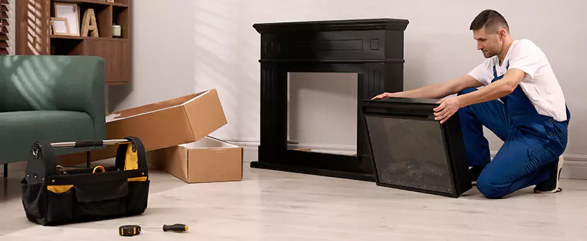 Old Rusted Metal Fireplace Repair And Replacement in Lincoln Estates, FL