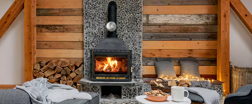 Thelin Hearth Products Direct Vent Gas Stove Fireplace Inspection in Lincoln Estates, Florida